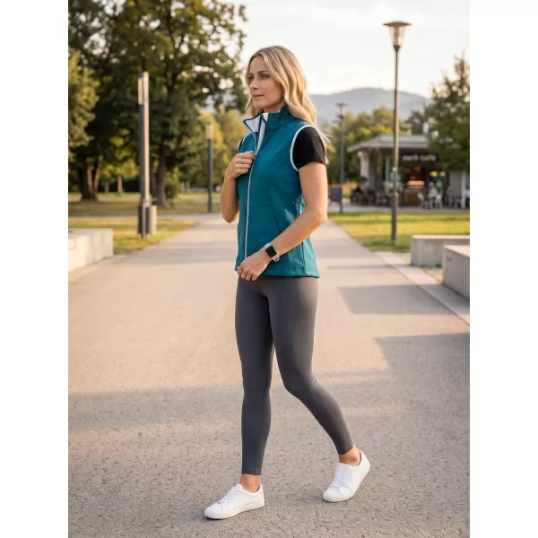  Softshellweste für Damen MALFINI VISION 516 DUNKLES TÜRKIS 