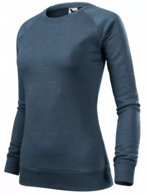 Damen-Sweatshirt MALFINI MERGER 416 DUNKLE DENIM-HIGHLIGHTS