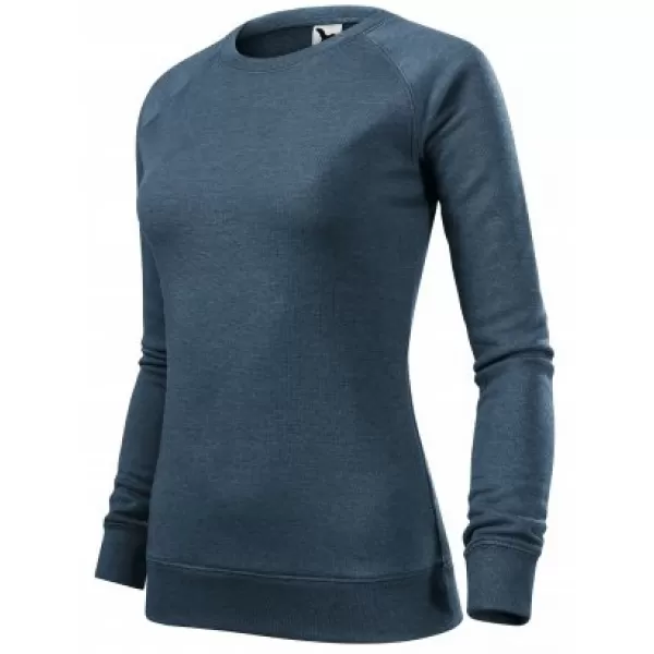  Damen-Sweatshirt MALFINI MERGER 416 DUNKLE DENIM-HIGHLIGHTS 