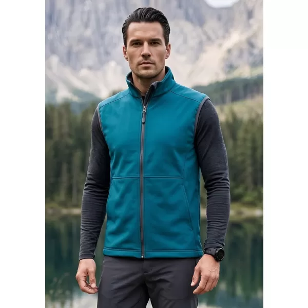  Herren-Softshellweste MALFINI VISION 517 DUNKLES TÜRKIS 