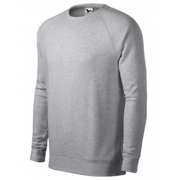  Herren-Sweatshirt MALFINI MERGER 415 SILBERNE HIGHLIGHTS 