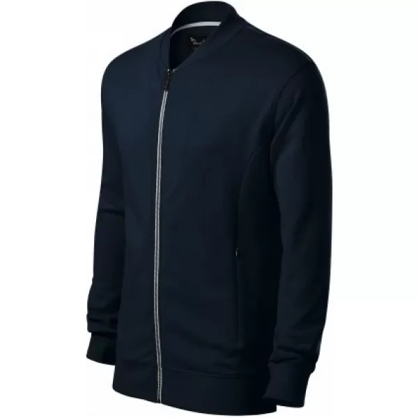  Herren-Sweatshirt MALFINI PREMIUM BOMBER 453 MARINEBLAU 