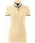 Damen-T-Shirt mit Kragen MALFINI PREMIUM COLLAR UP 257 BOURBON-VANILLE