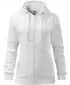 Damen-Sweatshirt MALFINI TRENDY ZIPPER 411 WEIß