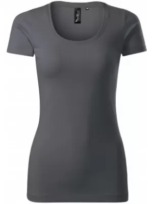 Damen-T-Shirt mit kurzen Ärmeln MALFINI PREMIUM ACTION 152 HELLES ANTHRAZIT