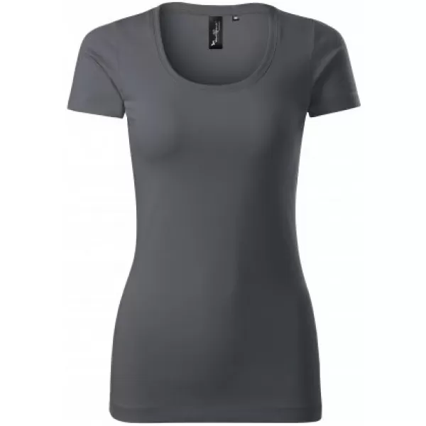  Damen-T-Shirt mit kurzen Ärmeln MALFINI PREMIUM ACTION 152 HELLES ANTHRAZIT 