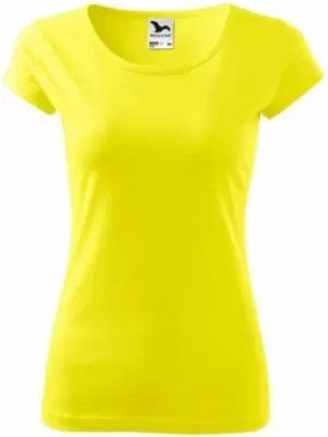 Damen-T-Shirt MALFINI PURE 122 ZITRONE