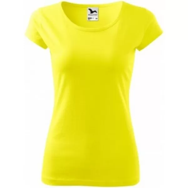  Damen-T-Shirt MALFINI PURE 122 ZITRONE 