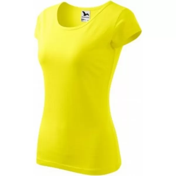  Damen-T-Shirt MALFINI PURE 122 ZITRONE 