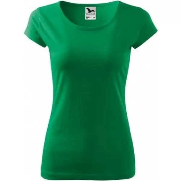  Damen-T-Shirt MALFINI PURE 122 MITTELGRÜN 