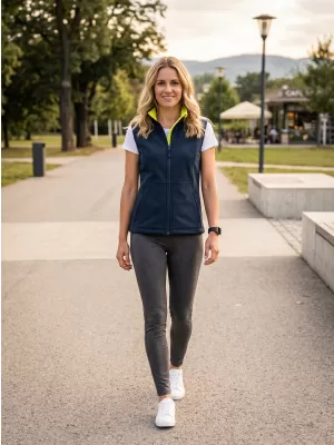 Softshellweste für Damen MALFINI 516 VISION MARINEBLAU