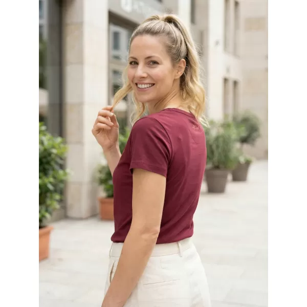  Damen-T-Shirt ALTISPORT LUKENA LTSS701 BURGUND 