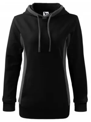 Damen-Sweatshirt MALFINI KANGAROO 408 SCHWARZ
