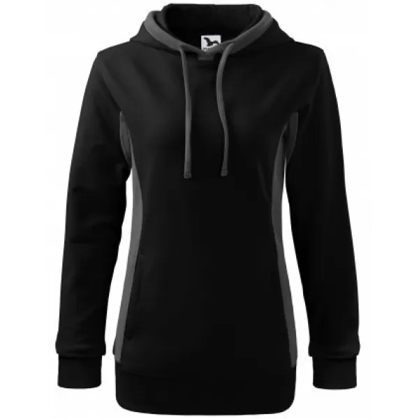  Damen-Sweatshirt MALFINI KANGAROO 408 SCHWARZ 