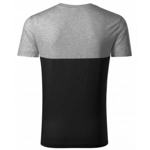  Herren-T-Shirt MALFINI CONNECTION 177 DUNKELGRAUE HIGHLIGHTS 