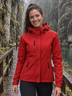 Softshelljacke für Damen MALFINI NANO 532 ROT