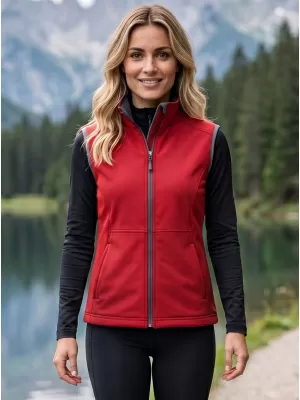 Softshellweste für Damen MALFINI VISION 516 ROT