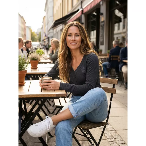  Damen-T-Shirt ALTISPORT HODEIA LTSS695 DUNKELGRAU 