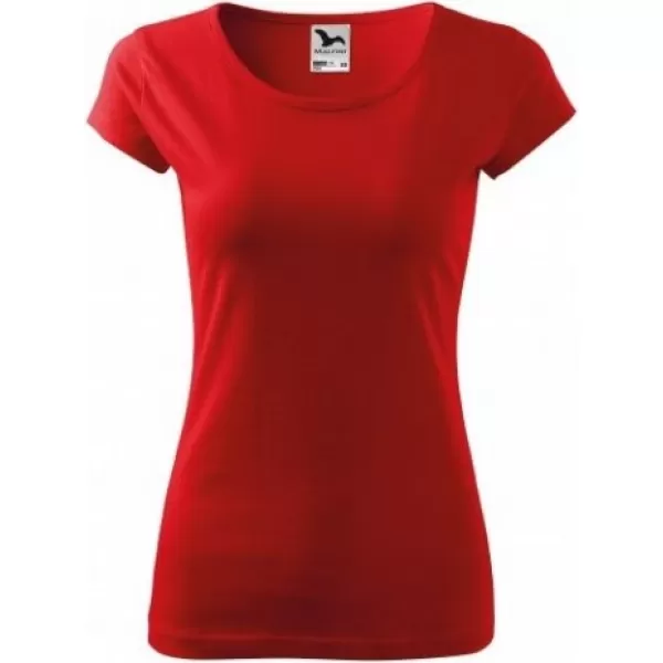  Damen-T-Shirt MALFINI PURE 122 ROT 