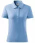 Damen-T-Shirt mit Kragen MALFINI SINGLE J. 223 HIMMELBLAU
