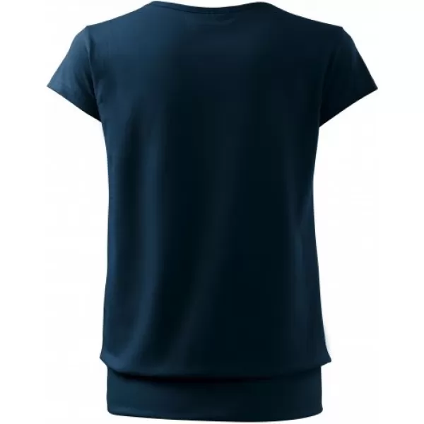  Damen-T-Shirt MALFINI CITY 120 MARINEBLAU 