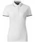 Damen-T-Shirt mit Kragen MALFINI PREMIUM PERFECTION PLAIN 253 WEIß
