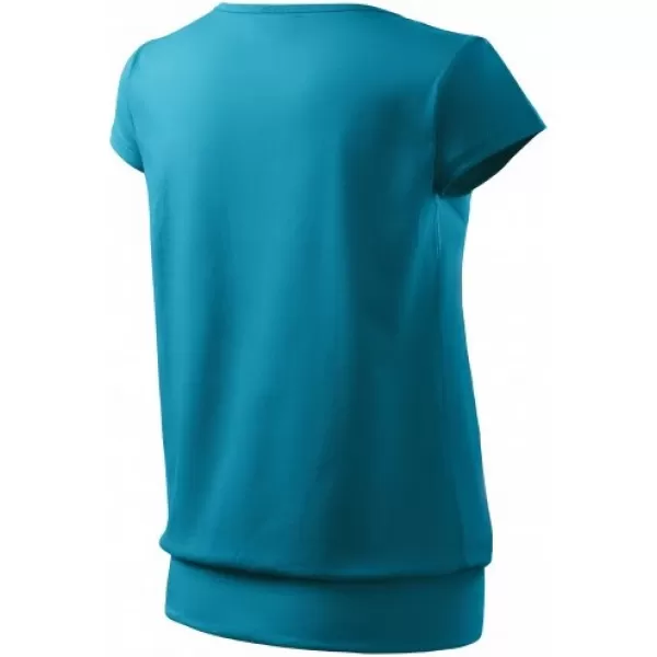  Damen-T-Shirt MALFINI CITY 120 DUNKLES TÜRKIS 