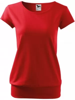 Damen-T-Shirt MALFINI CITY 120 ROT