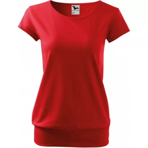  Damen-T-Shirt MALFINI CITY 120 ROT 