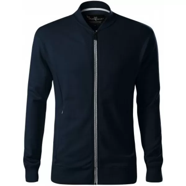  Herren-Sweatshirt MALFINI PREMIUM BOMBER 453 MARINEBLAU 