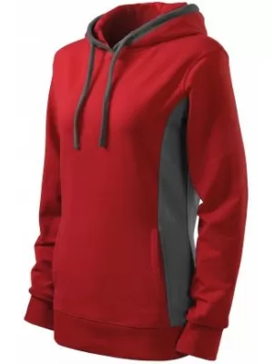 Damen-Sweatshirt MALFINI KANGAROO 408 ROT