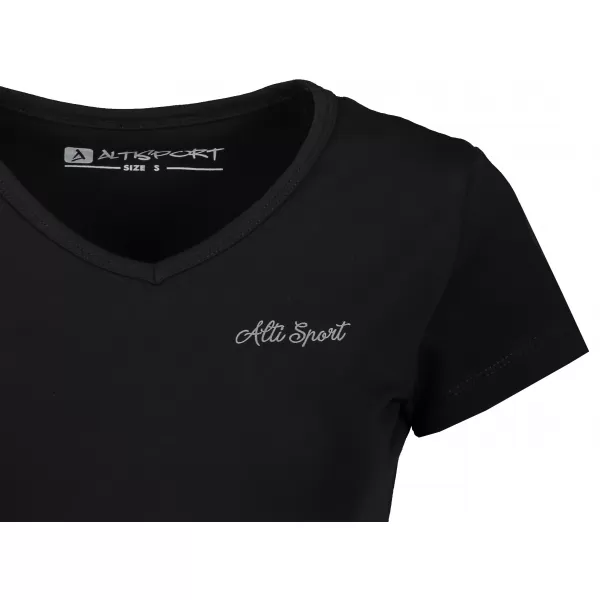  Damen-T-Shirt ALTISPORT LUKENA LTSS701 SCHWARZ 