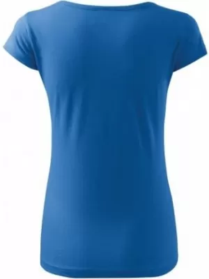 Damen-T-Shirt MALFINI PURE 122 AZURBLAU