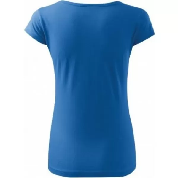  Damen-T-Shirt MALFINI PURE 122 AZURBLAU 