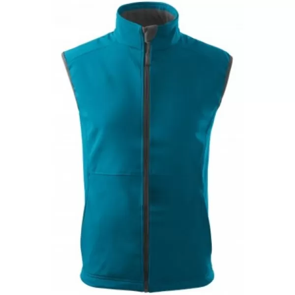  Herren-Softshellweste MALFINI VISION 517 DUNKLES TÜRKIS 
