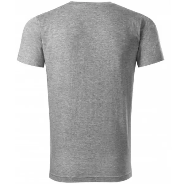  Herren-T-Shirt MALFINI HEAVY V-NECK 111 DUNKELGRAUE HIGHLIGHTS 