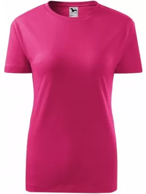 Damen-T-Shirt MALFINI CLASSIC NEW 133 MAGENTA