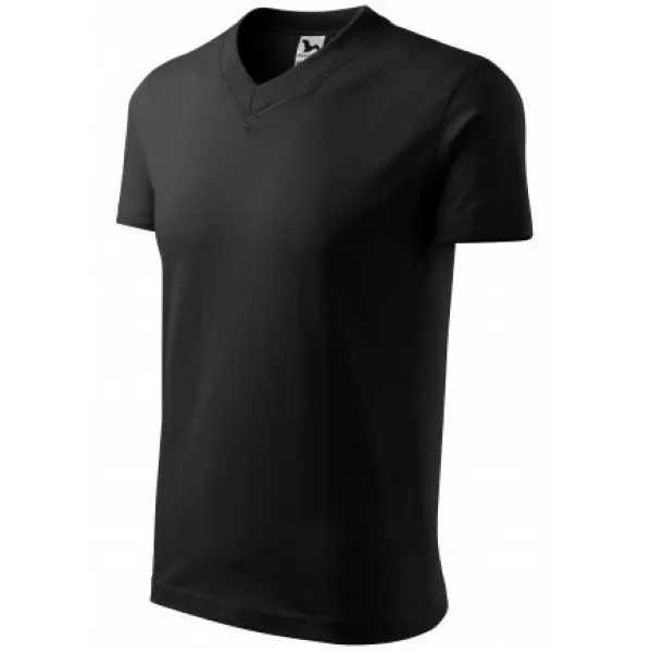  Herren-T-Shirt MALFINI V-NECK 102 SCHWARZ 