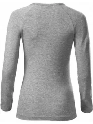 Damen-T-Shirt mit langen Ärmeln MALFINI ELEGANCE 127 DUNKELGRAUE HIGHLIGHTS