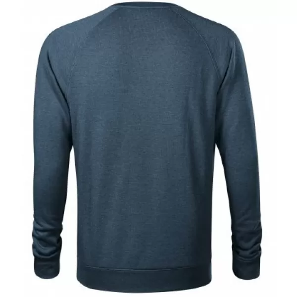  Herren-Sweatshirt MALFINI MERGER 415 DUNKLE DENIM-HIGHLIGHTS 