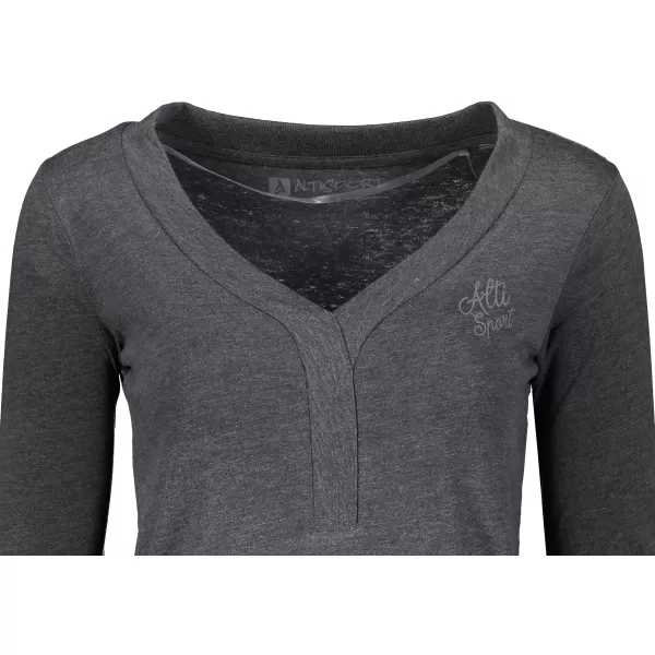  Damen-T-Shirt ALTISPORT HODEIA LTSS695 DUNKELGRAU 