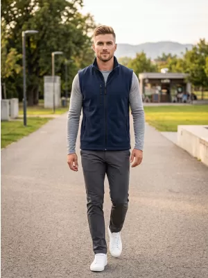 Fleeceweste für Herren MALFINI EXIT 525 MARINEBLAU