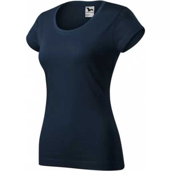  Damen-T-Shirt MALFINI VIPER 161 MARINEBLAU 