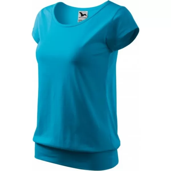  Damen-T-Shirt MALFINI CITY 120 TÜRKIS 