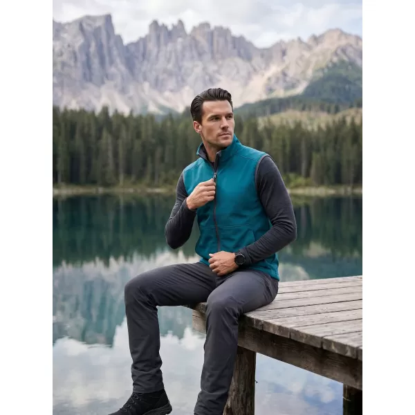  Herren-Softshellweste MALFINI VISION 517 DUNKLES TÜRKIS 