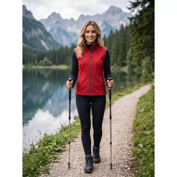  Softshellweste für Damen MALFINI VISION 516 ROT 