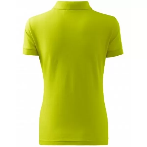  Damen-T-Shirt mit Kragen MALFINI COTTON 213 KALK 