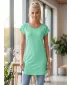Langes T-Shirt für Damen MALFINI LOVE 123 MINZE