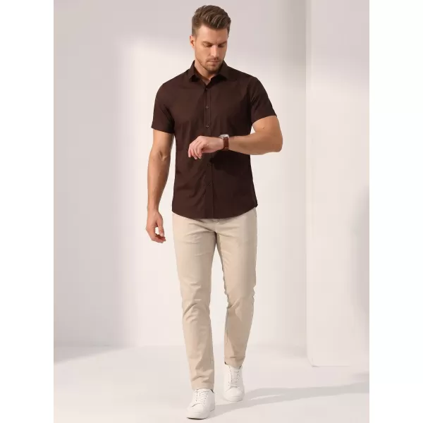  Herrenhemd mit kurzen Ärmeln MALFINI PREMIUM FLASH 260 KAFFEE 