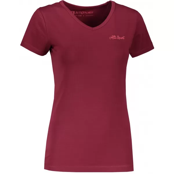  Damen-T-Shirt ALTISPORT LUKENA LTSS701 BURGUND 